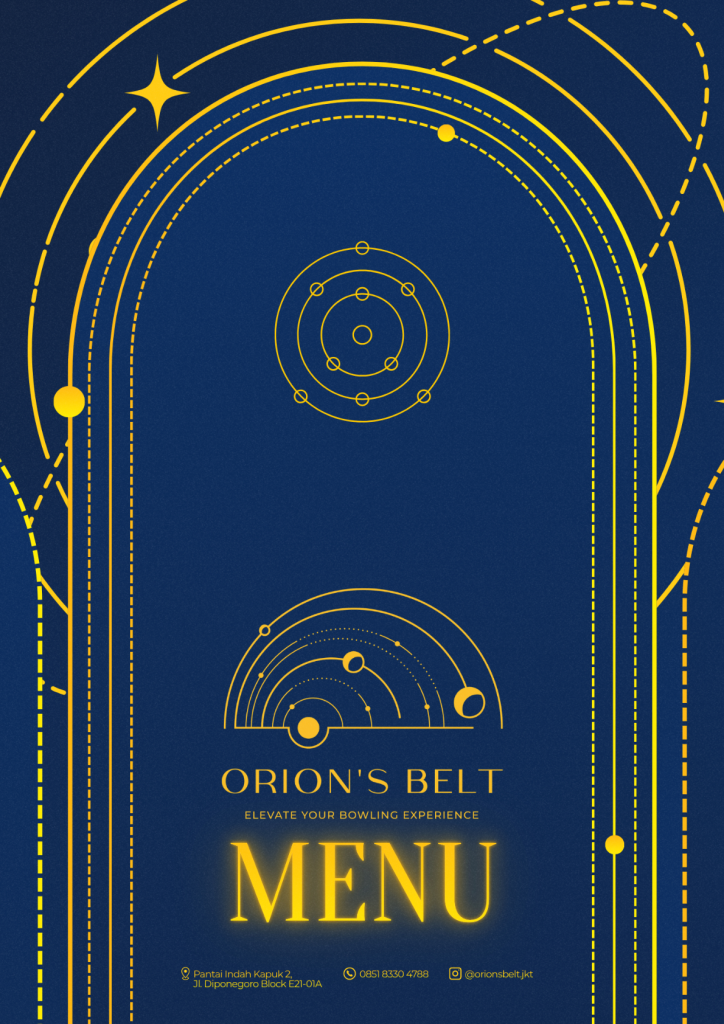 Orion's Belt Menu